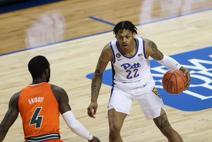 #22 Nike Sibande in his last game action - the 2021 ACC Tournament